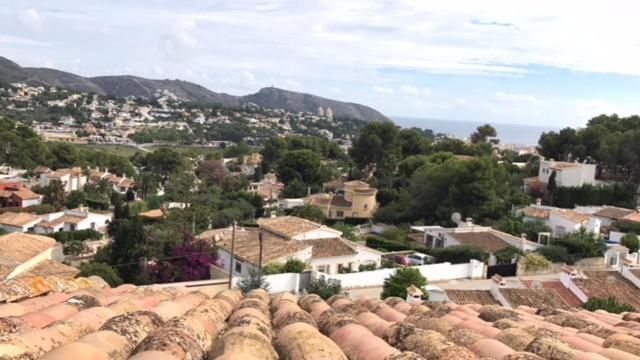 テウラーダAtico-Penthouse En Moraira Con Vistas Al Marアパートメント エクステリア 写真