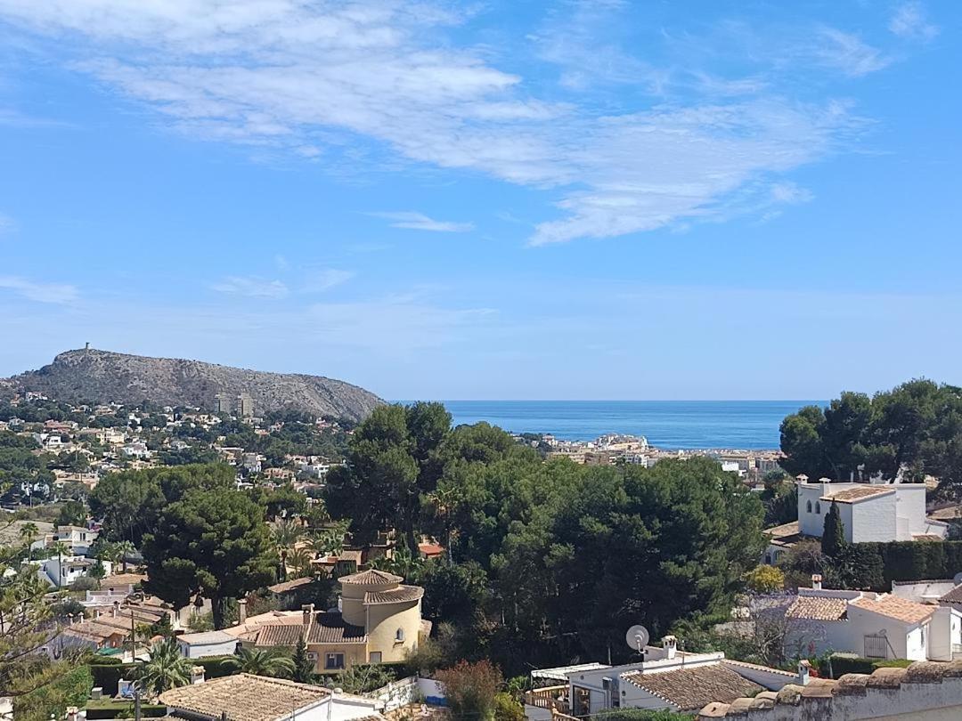 テウラーダAtico-Penthouse En Moraira Con Vistas Al Marアパートメント エクステリア 写真